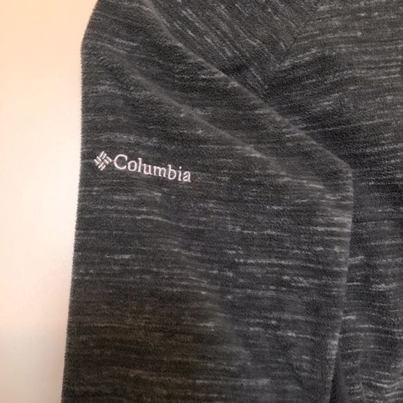COLUMBIA Women’s Gray Fleece Pullover XS - Picture 6 of 7